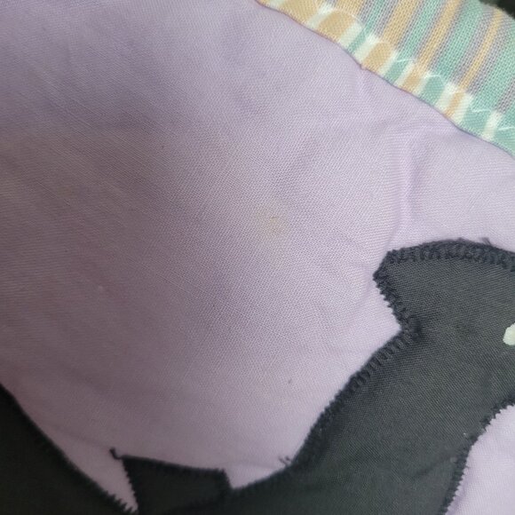 Handmade Quilted Rooster Design Pot Holders Set Of 2 Double-Sided Multicolor Cot - Picture 6 of 7